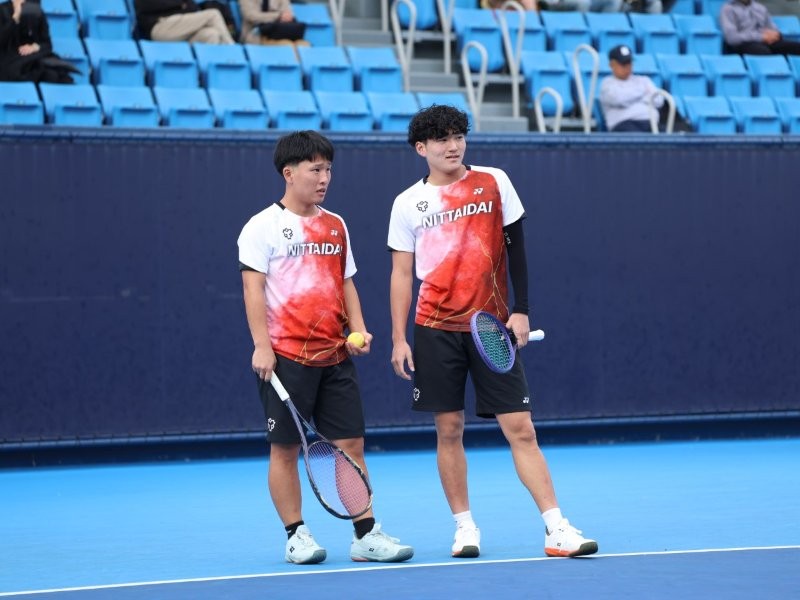 男子3位 片岡暁紀・黒坂卓矢ペア